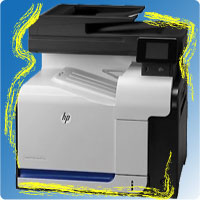 Ремонт принтеров HP LaserJet ColorM570, заправка картриджей